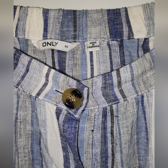 Only Striped Long Skirt - Picture 3 of 4